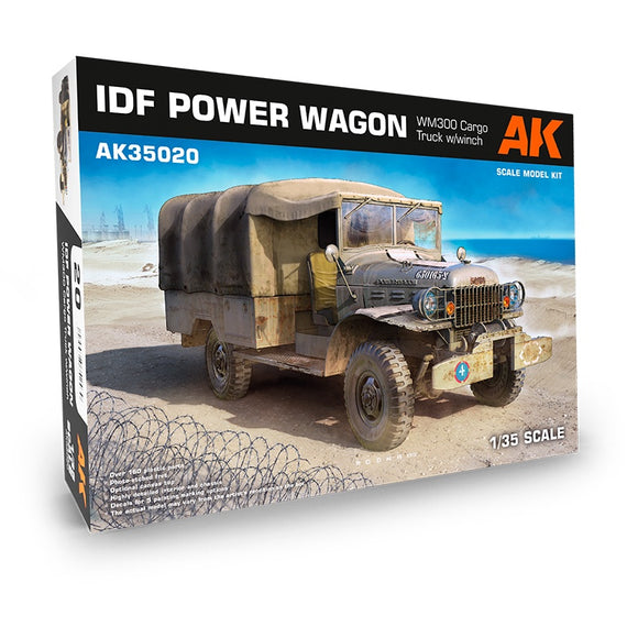 AK-Interactive AK35020 IDF Power Wagon WM300 Cargo Truck with Winch
