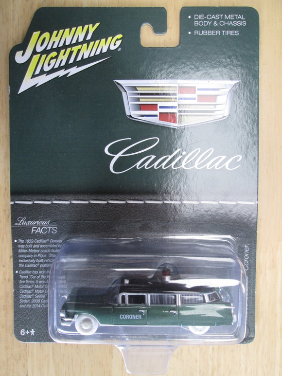 Johnny Lightning 1959 Cadillac Hearse – Coroner - Chase