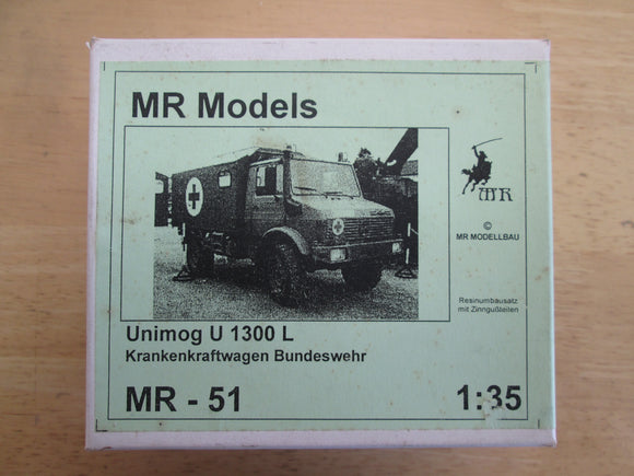 MR Models MR51 Unimog U1300L Bundeswehr Ambulance