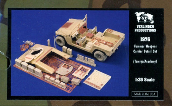 Verlinden 1976 Hummer Weapons Carrier Detail Set