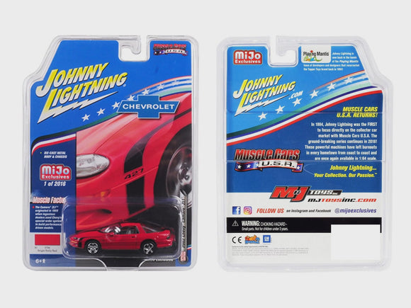 Johnny Lightning MiJo 2002 Chevy Camaro ZL1 - Bright Rally Red