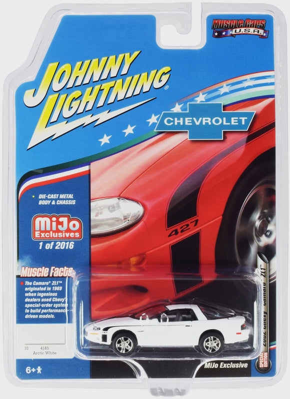 Johnny Lightning MiJo 2002 Chevy Camaro ZL1 - Arctic White