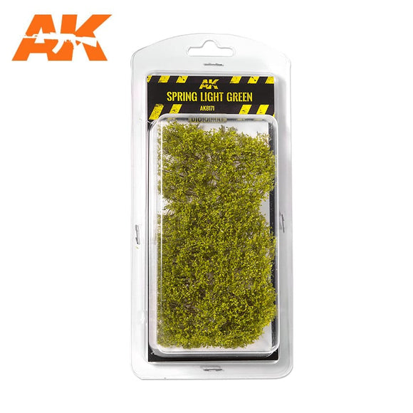 AK-Interactive AK8171 Diorama Series Spring Light Green Shrubberies 1:35/75mm & 90mm