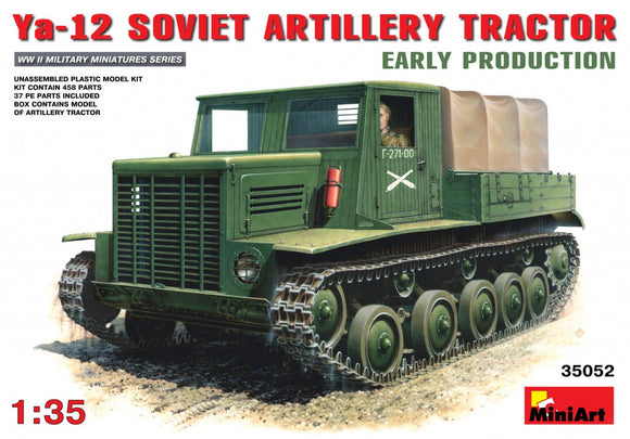 Miniart 35052 YA-12 Soviet Artillery Tractor Early Production