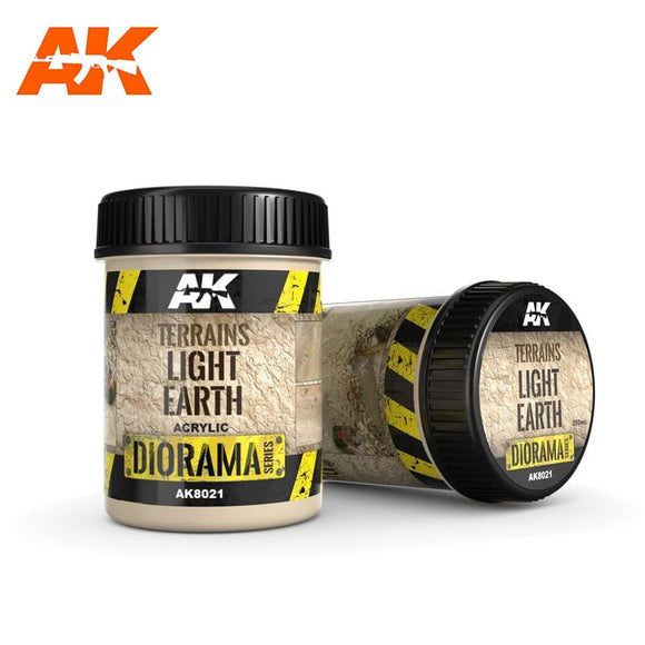 AK-Interactive AK8021 Terrains Light Earth - Acrylic 250ml