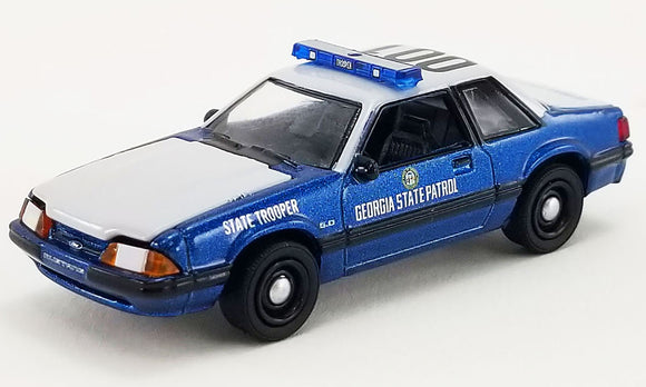 ACME GL51408 1989 Ford Mustang SSP - Georgia State Patrol - Acme Exclusive