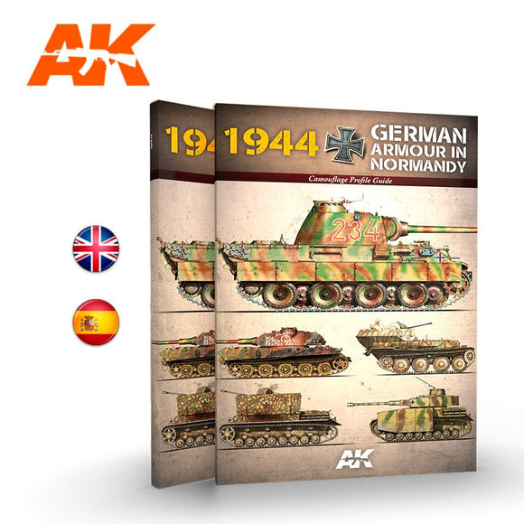 AK-Interactive AK916 German Armour in Normandy - Camouflage Profile Guide