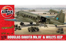 Airfix 09008 Douglas Dakota MkIII with Willys Jeep – 1/72