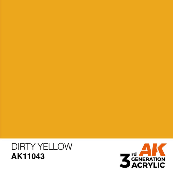 AK-Interactive AK11043 Dirty Yellow