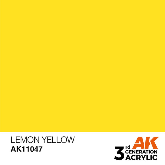 AK-Interactive AK11047 Lemon Yellow