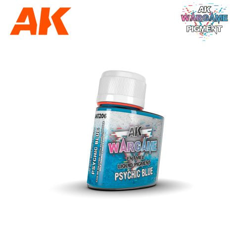 AK-Interactive AK1206 Wargame Liquid Enamel Pigment – Psychic Blue 35ml