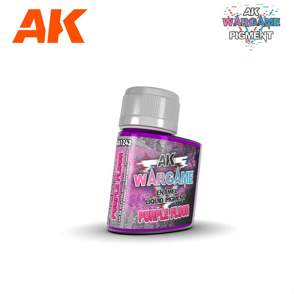AK-Interactive AK1242 Purple Fluoro Wargame Liquid Pigment - 35ml