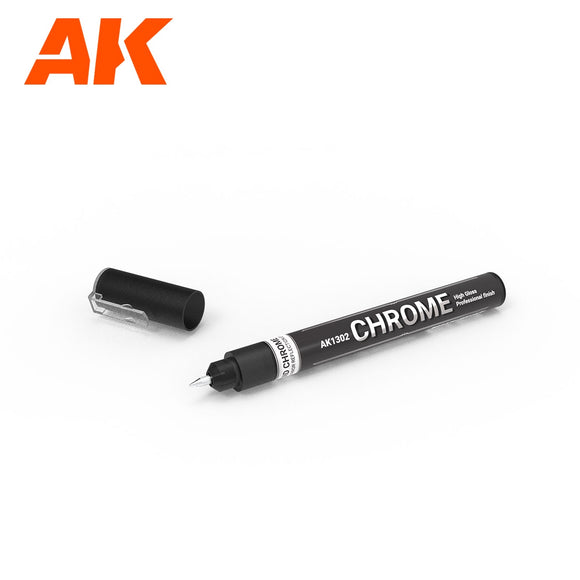 AK-Interactive AK1302 Metallic Chrome Marker