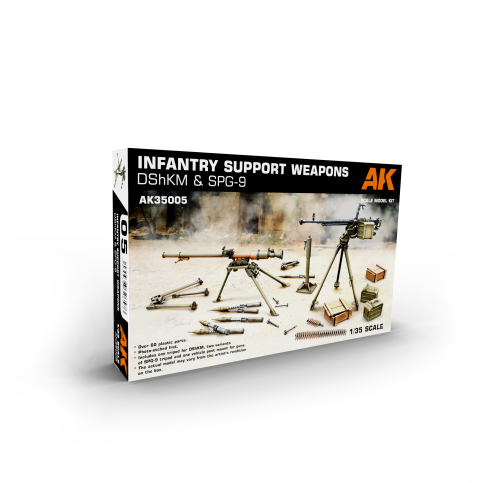 AK-Interactive AK35005 Infantry Support Weapons - DShKM & SPG-9