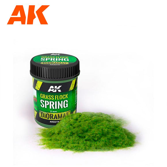 AK-Interactive AK8219 Diorama Series Grass Flock 2mm - Spring