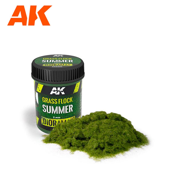 AK-Interactive AK8220 Diorama Series Grass Flock 2mm - Summer