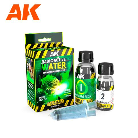 AK-Interactive AK8232 Radioactive Water – 2 Component Resin 180ml
