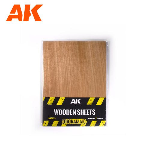 AK-Interactive AK8233 Wooden Sheets A4