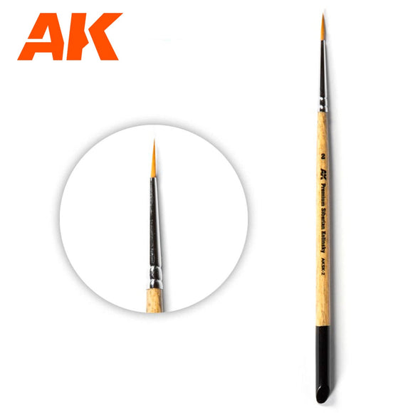 AK-Interactive AKSK-2 Premium Siberian Kolinsky Brush