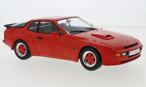 Model Car Group 18302 Porsche 924 Carrera GT 1981 Red with Red Rims