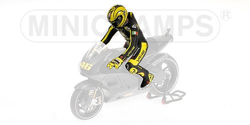 Minichamps 312110876 Valentino Rossi Figure - MotoGP 2010 Valencia Test