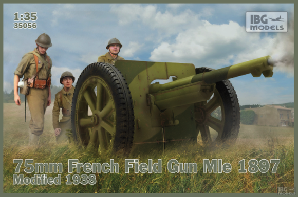 IBG 35056 75mm French Field Gun Mle 1897 – Mod 1938