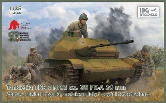 IBG 35046 TKS – Polish Light Reconnaissance Tank with 20mm Gun