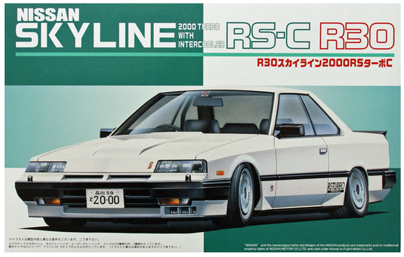 Fujimi 03654 Nissan Skyline 2000 Turbo RS-C R30 - 1/24 Scale