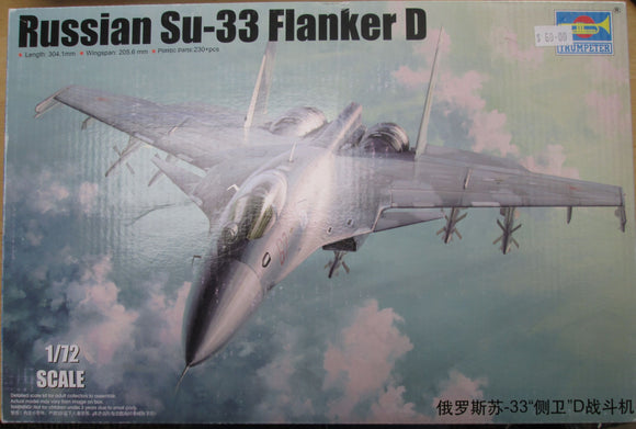 Trumpeter 01667 Sukhoi SU-33 Flanker D