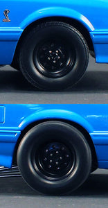 GMP 18894 1320 Drag Wheel & Tire Set Gloss Black