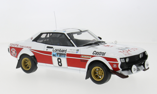 IXO 18RMC189A Toyota Celica 2000 GT #8 2nd RAC Lombard Rally 1977 Mikkola/Hertz