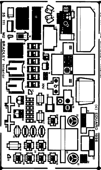 Eduard 35111 M2 Bradley Interior