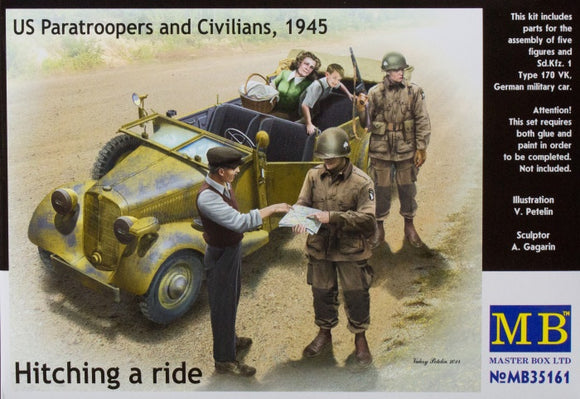 Master Box MB35161 US Paratroopers & Civilians, 1945