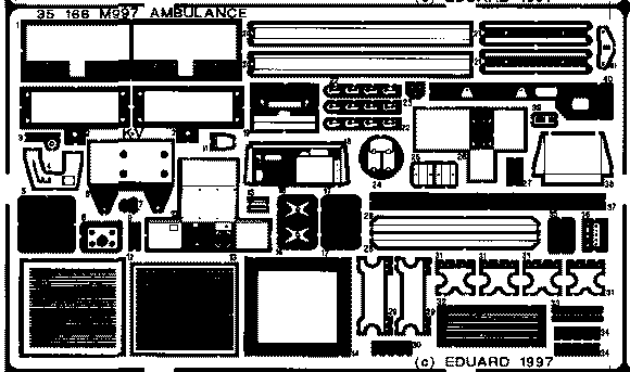 Eduard 35166 M997 Ambulance