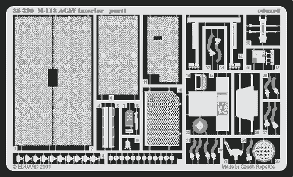 Eduard 35390 M113 ACAV Interior