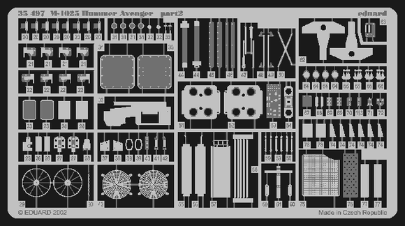 Eduard 35497 M1025 Hummer Avenger