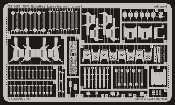 Eduard 35583 M2 Bradley Interior Set