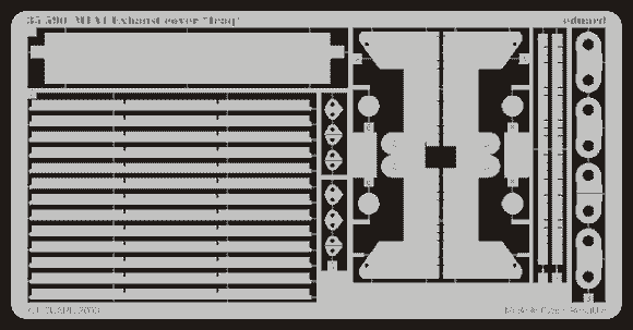 Eduard 35590 M1A1 Exhaust Cover Iraq