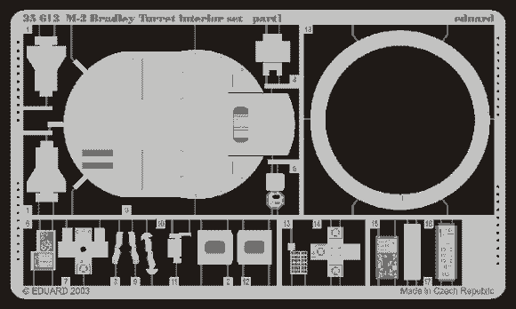 Eduard 35613 M2 Turret Interior