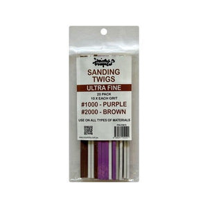 Ickysticky 610615 Sanding Twigs Ultra Fine 20pk