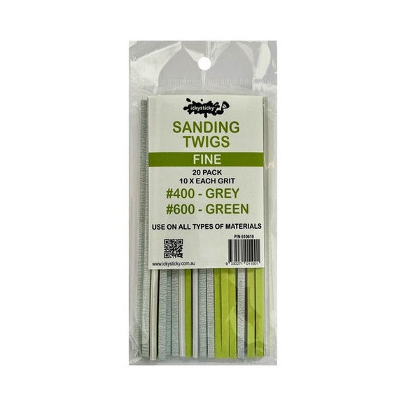 Ickysticky 610619 Sanding Twigs Fine 20pk