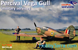 Dora Wings 72004 Percival Vega Gull (Military) – 1/72