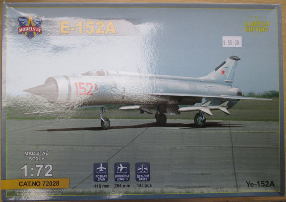 Modelsvit 72028 MiG Ye-152A