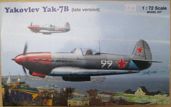 Valom 72040 Yak-7B Late Version