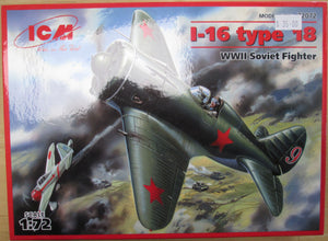 ICM 72072 Polikarpov I-16 Type 18