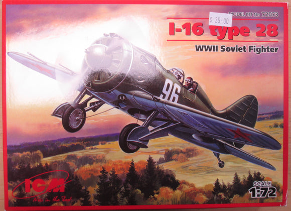ICM 72073 Polikarpov I-16 Type 28