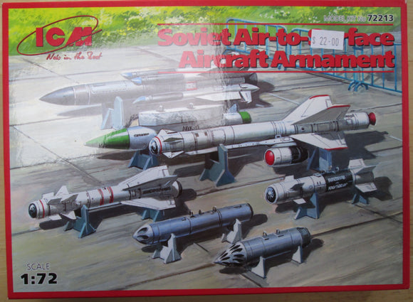 ICM 72213 Soviet Air to Surface Aircraft Armaments