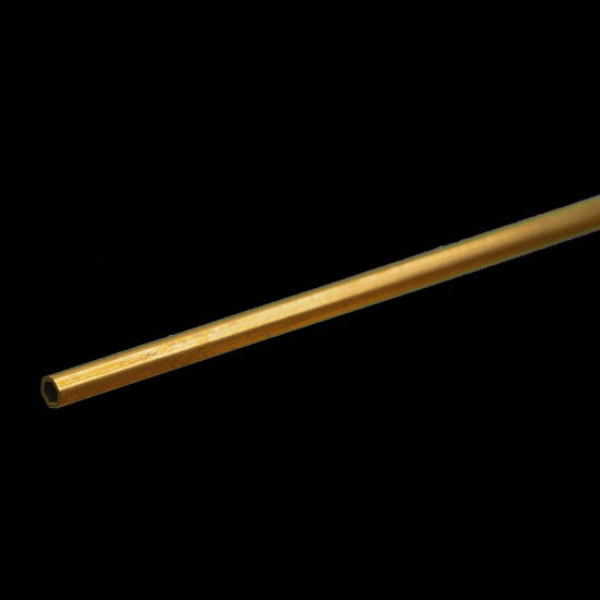 K&S 8271 Tube - Brass - Hexagon - 3/32