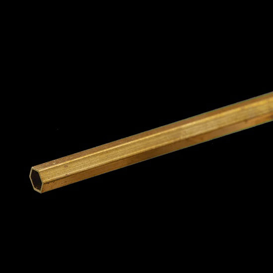 K&S 8273 Tube - Brass - Hexagon - 5/32