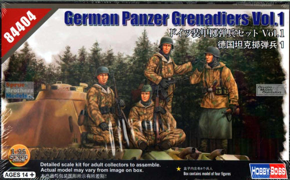 Hobby Boss 84404 German Panzer Grenadiers Vol. 1 Figure Set